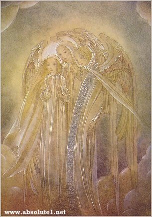 the art of sulamith wulfing - three angels